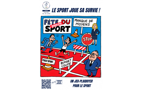 Le Jeu - Plaidoyer "Le sport joue sa survie" du CROS CVL