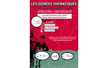 Les soirées thématiques du Comité Départemental Olympique et Sportif de l'Indre